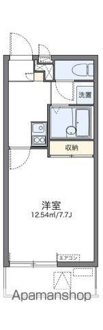 レオパレスコンフォートフレアⅢ(1K/1階)の間取り写真