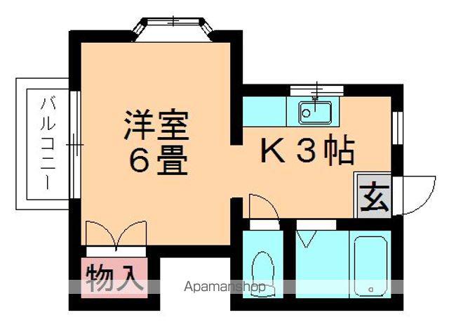 ロイヤルワコー(1K/2階)の間取り写真