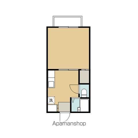 高島アパート(1K/2階)の間取り写真