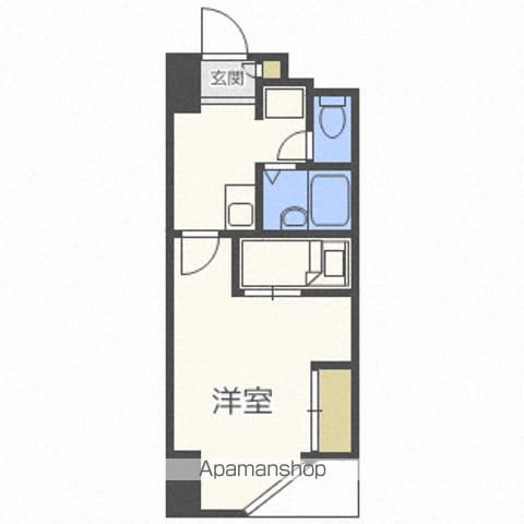 CANVASSすすきの(ワンルーム/5階)の間取り写真