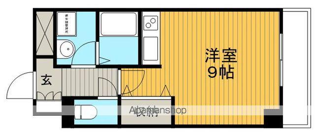 レガリア宮山2(ワンルーム/1階)の間取り写真