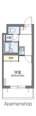 レオパレスアザレア(1K/1階)の間取り写真