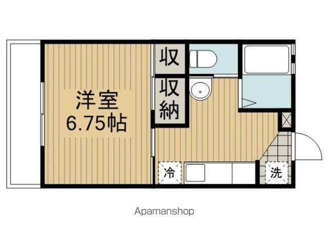 ひかりハイツ(1K/1階)の間取り写真