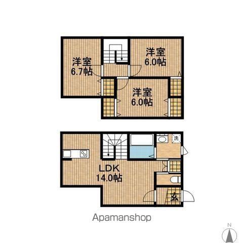カーサアノン(3LDK)の間取り写真
