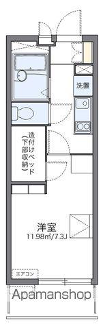 レオパレスラピス(1K/2階)の間取り写真