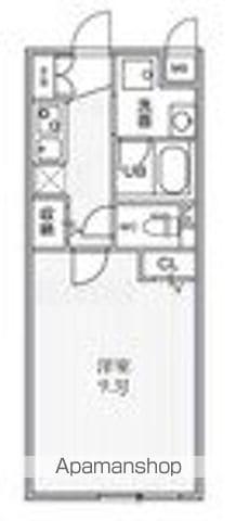 THE PALMS大島(1K/4階)の間取り写真