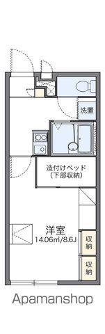 レオパレスコンフォート(1K/2階)の間取り写真