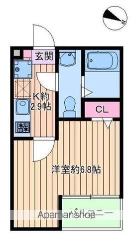 アリエッタ(1K/3階)の間取り写真