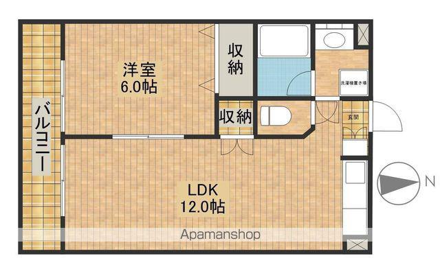 レイクコート富塚(1LDK/2階)の間取り写真