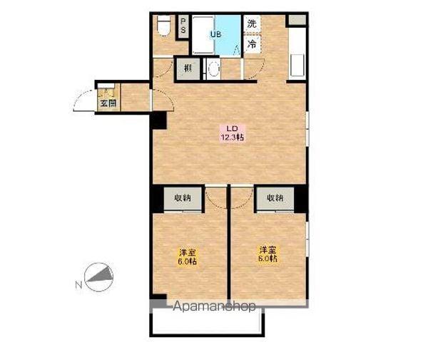 THESOHTOTERRACE(2LDK/3階)の間取り写真