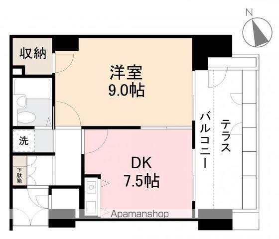 朝日プラザアーバンコア高松Ⅱ803号(1DK/8階)の間取り写真
