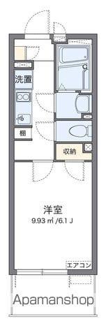 クレイノオルゲント3号(1K/2階)の間取り写真