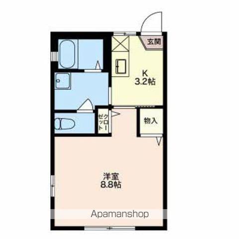 サンマルコ吉澤 C(1K/1階)の間取り写真