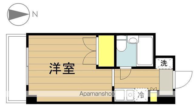 グレース蔵前(ワンルーム/3階)の間取り写真