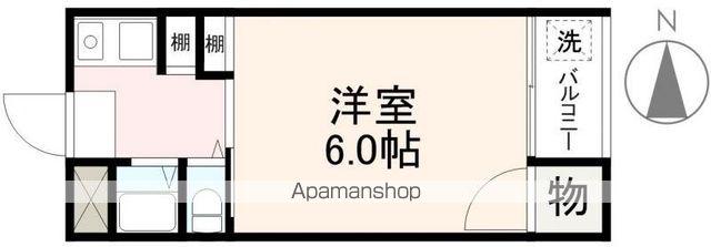 MINEBLDG(1K/1階)の間取り写真