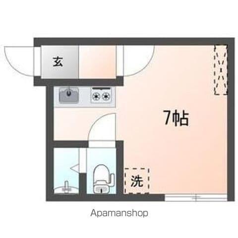 T-ROUTE菊水(1K/4階)の間取り写真