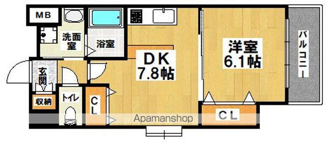 VARIUS長居公園(1LDK/10階)の間取り写真