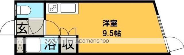 ノースシティ大麻Ⅲ(ワンルーム/2階)の間取り写真