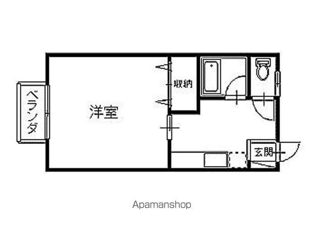 MYSUMIKAN(1K/1階)の間取り写真