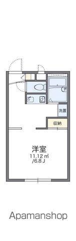 レオパレス古市場(1K/1階)の間取り写真