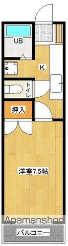 アピアコート(1K/3階)の間取り写真