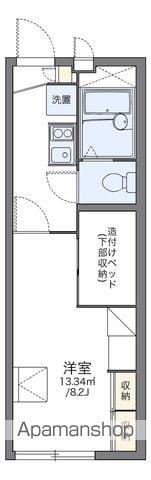 レオパレスベル ソレイユ(1K/1階)の間取り写真