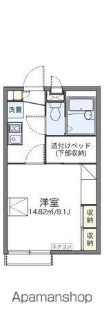 レオパレスドミール柏(1K/2階)の間取り写真
