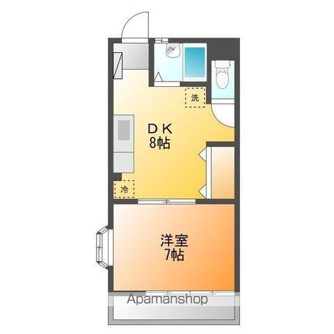 サイエンス・ピュア(1DK/3階)の間取り写真