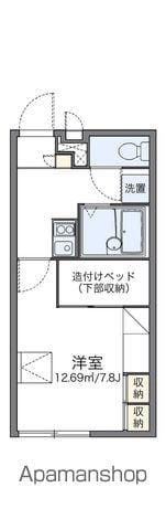 レオパレスCHARMANT(1K/1階)の間取り写真