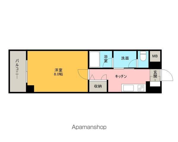 RIDGE大曾根(1K/11階)の間取り写真