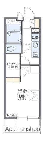 レオパレス虹(1K/2階)の間取り写真