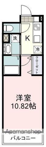 シーボス泉町(1K/1階)の間取り写真