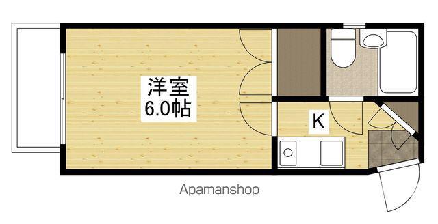 GRADO宇品DUE(1K/4階)の間取り写真