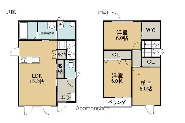 グランメゾンB(3LDK)の間取り写真