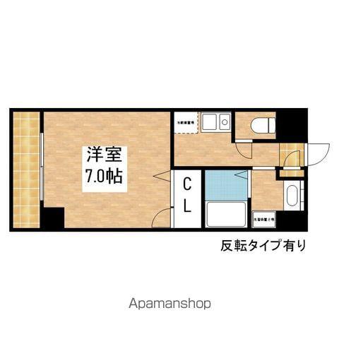 SH丸の内(1K/7階)の間取り写真