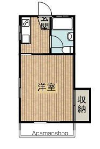 山内ビル(1K/3階)の間取り写真