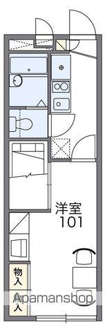 レオパレスサニーコート大町(1K/1階)の間取り写真