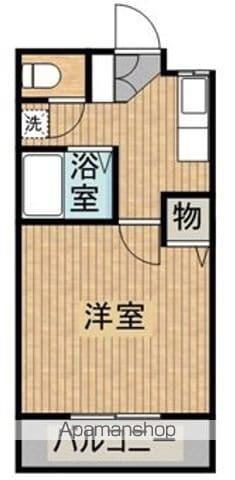 第3年見マンション(1K/3階)の間取り写真