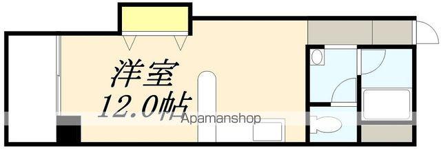 ステイヒアビル(ワンルーム/4階)の間取り写真