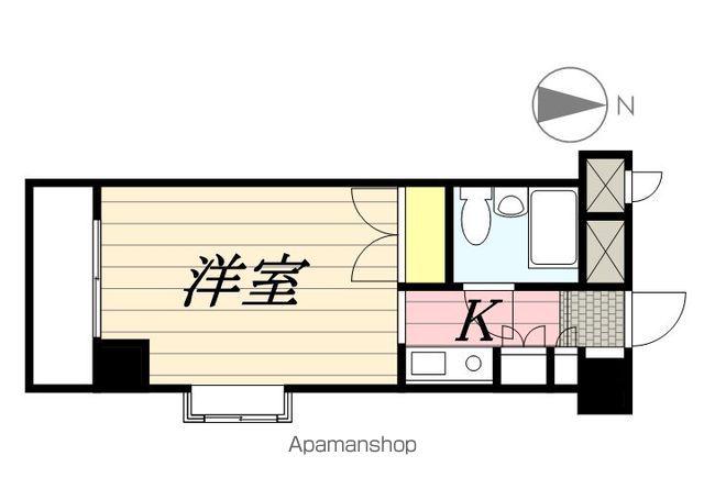 メゾンドコンフォール(ワンルーム/3階)の間取り写真