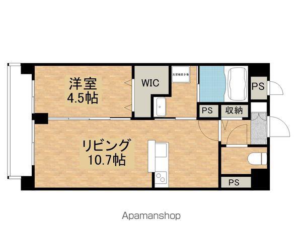 YSスクエア本町南(1LDK/1階)の間取り写真