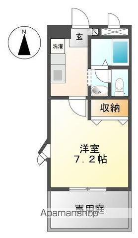 エスポアタカスギ(1K/1階)の間取り写真