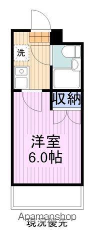 コーポ青山(1K/1階)の間取り写真