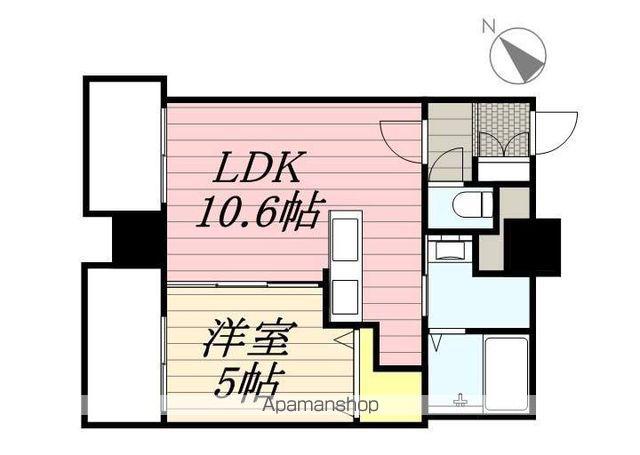 エクレール(1LDK/11階)の間取り写真