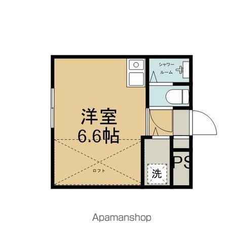 ココナッツプラザ(ワンルーム/3階)の間取り写真