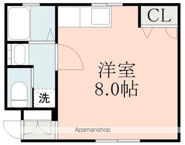 ドリームさくら(ワンルーム/1階)の間取り写真