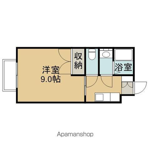 コーポサイトウ B(1K/2階)の間取り写真