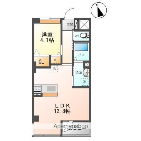 柳生マンション工事(1LDK/1階)の間取り写真