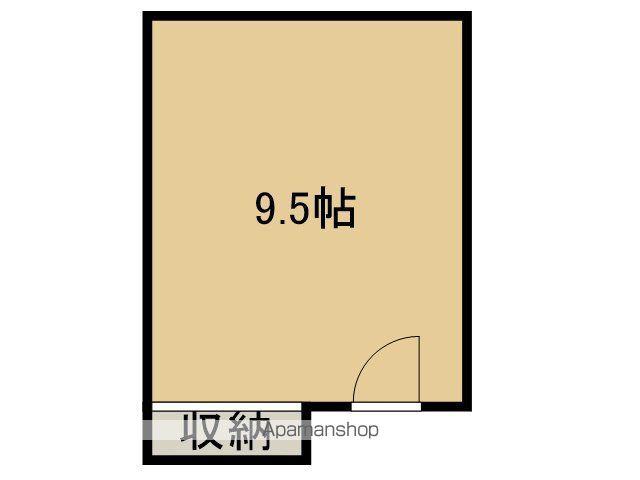 HOUSE S(ワンルーム/1階)の間取り写真