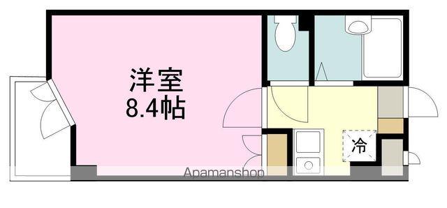 ベルシティ台原パーク(1K/1階)の間取り写真